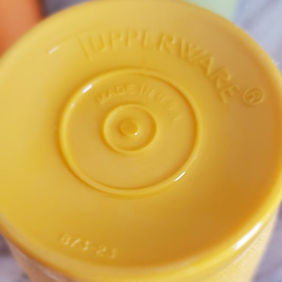 Vintage Tupperware Tumblers Set of 6 BOHO colors - Picture 3 of 7